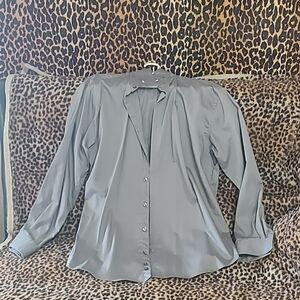 Kenneth Cole Men's Sleek Gray Button Down Shirt